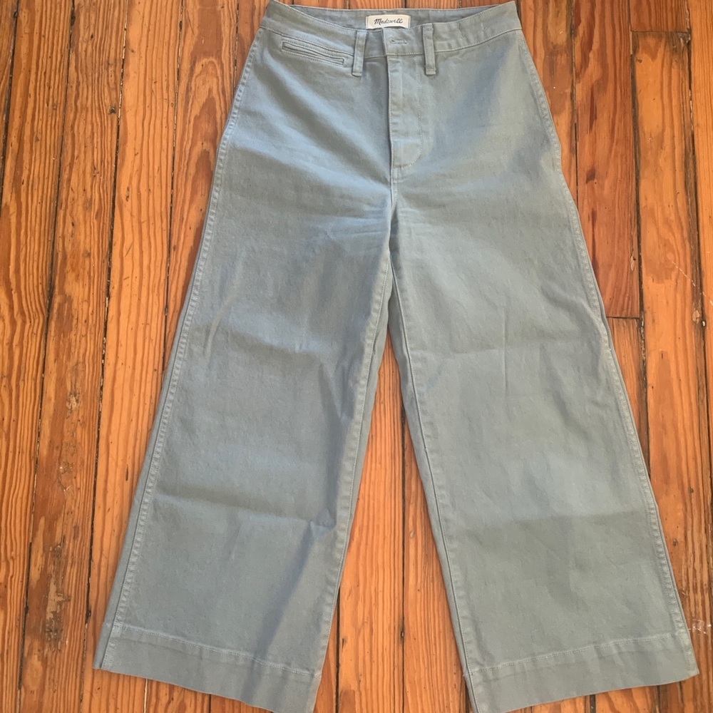 Madewell Emmett wide leg crop